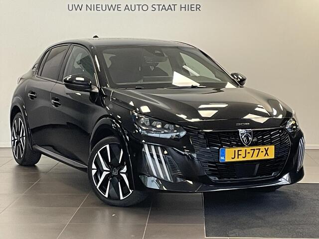 Peugeot 208 GT 1.2 Turbo 100pk | DRAADLOOS APPLE CARPLAY / ANDROID AUTO | 360° CAMERA | ADAPTIVE CRUISE | 17" LM-VELGEN | LEDER/STOF | DODEHOEKBEW. | CLIMA | DAB+ | ISOFIX