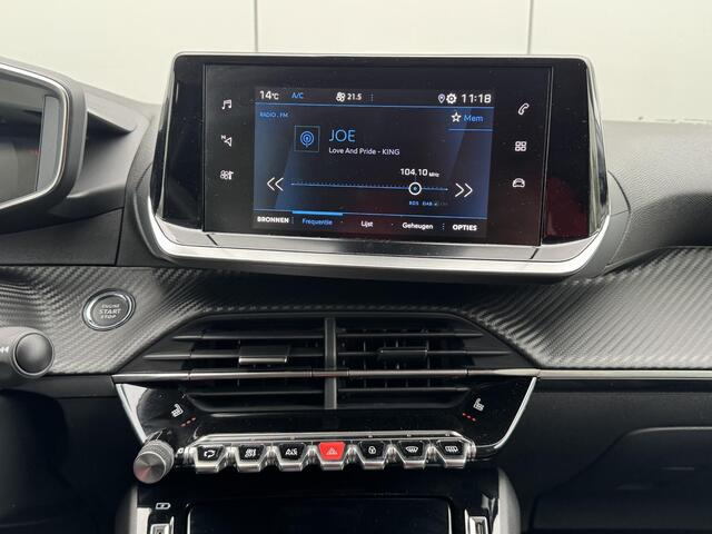 Peugeot 208 1.2 100pk Allure Led koplampen Lampen / ACC Cruise control/ Navigatie via Apple Carplay & Android Auto / Rondomzicht Camera / Stoelverwarming voor / Climate Control / Keyless Entry & Start