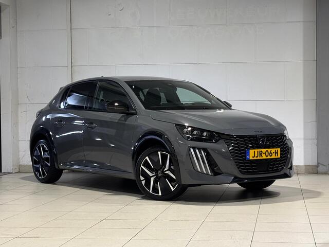 Peugeot 208 GT 1.2 Turbo 100pk | NAVI | DRAADLOOS APPLE CARPLAY / ANDROID AUTO | 360° CAMERA | ADAPTIVE CRUISE | 17" LM-VELGEN | LEDER/STOF | DODEHOEKBEW. | CLIMA | DAB+ | ISOFIX