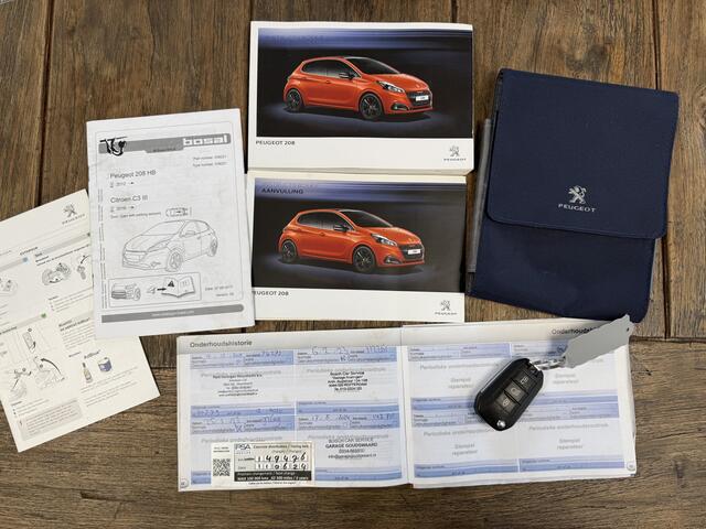 Peugeot 208 1.2 PureTech GT-Line 161Dkm.NAP, 5-Drs, H/Leer, Clima, Navi, CC, PDC, LM, Trekh, - Inruil Mogelijk -