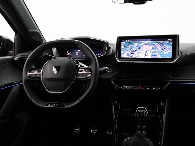 Peugeot 208 1.2 PT 100 PK GT + SPORTSTOELEN | 17 INCH | CAMERA | SFEERVERLICHTING | NAVIGATIE | CARPLAY | DAB