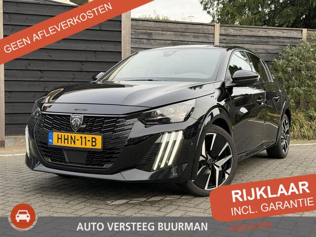 Peugeot 208 GT 1.2 Hybrid 145PK e-DCS6 Automaat Navigatie, Rondomzichtcamera, Keyless, Stoelverwarming, Adaptieve cruise Control, Parkeersensoren