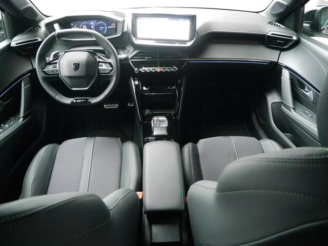 Peugeot 208 1.2 Hybrid 110 e-DCS6 GT | Adaptieve cruise control | Draadloze telefoonoplader | Camera voor en achter | Navigatie | Full led | 17 inch lichtmetalen velgen | Keyless entry en start | Dodehoekdetectie