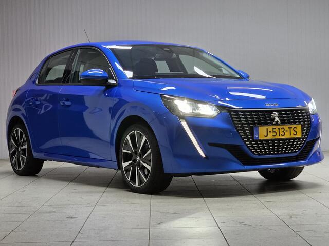 Peugeot 208 1.2 PureTech Allure/ D-Riem verv: 96.000 KM!/ Virtual Cockpit/ 17'' LMV/ Keyless-GO/ Lane-Assist./ Half-Leder/ Groot Navi/ Apple + Android/ DAB+/ Clima/ Cruise/ Armsteun/ Multi. LEDER. Stuur.