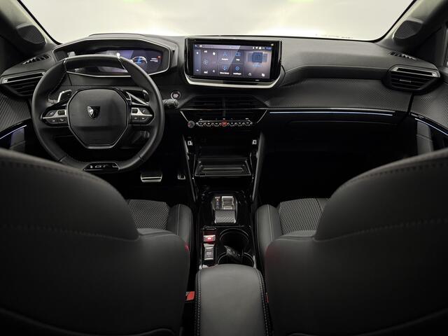 Peugeot 208 1.2 Hybrid 145 e-DCS6 GT Half leder, 360 Camera, Navi, Keyless start, Virtual desk, Rijstrook correctie, Cruise control