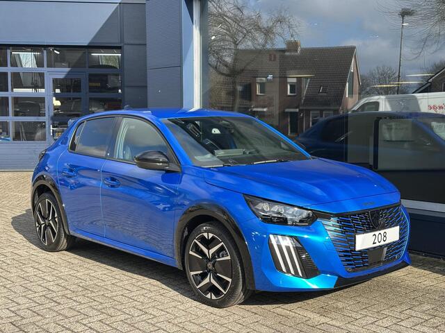 Peugeot 208 1.2 Hybrid GT Automaat | Nieuwe Auto | Meest Complete Uitvoering | 360 Graden Camera | Navigatie | Keyless Entry & Start | Full LED Verlichting | Climate Control | 17" Lichtmetalen Velgen | Parkeersensoren V+A | Dakspoiler Zwart |