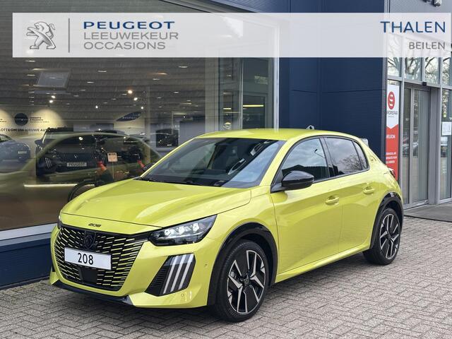 Peugeot 208 1.2 Hybrid GT Automaat | Nieuwe Auto | Meest Complete Uitvoering | 360 Graden Camera | Navigatie | Keyless Entry & Start | Full LED Verlichting | Climate Control | 17" Lichtmetalen Velgen | Parkeersensoren V+A | Dakspoiler Zwart |