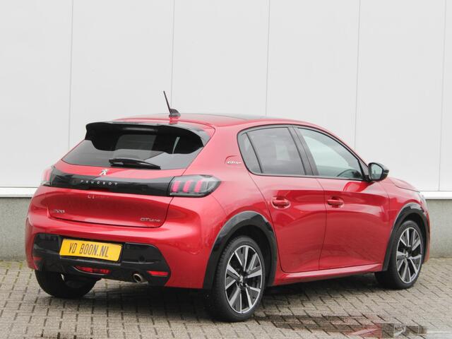 Peugeot 208 1.2 PureTech GT Pack Automaat | Adap. Cruise | Panodak | Vol Leder | Stoelverwarming | Camera