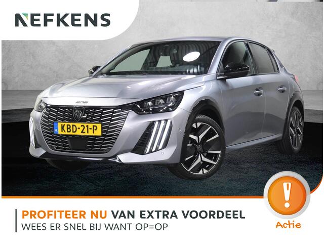 Peugeot 208 1.2 110PK GT | 1ste eigenaar | AppleCarplay/Android Auto | 17"LMV | 360'Camera | Navigatie | Keyless | Adaptive Cruise Control | Climate Control | FULL LED | Sfeerverlichting | Isofix | Privacy Glass |