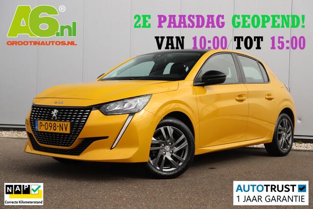 Peugeot 208 1.2 PureTech Active Pack NIEUWE DB RIEM! Zwart Dak Carplay Android Navigatie Airco Cruise Control 15 inch LMV