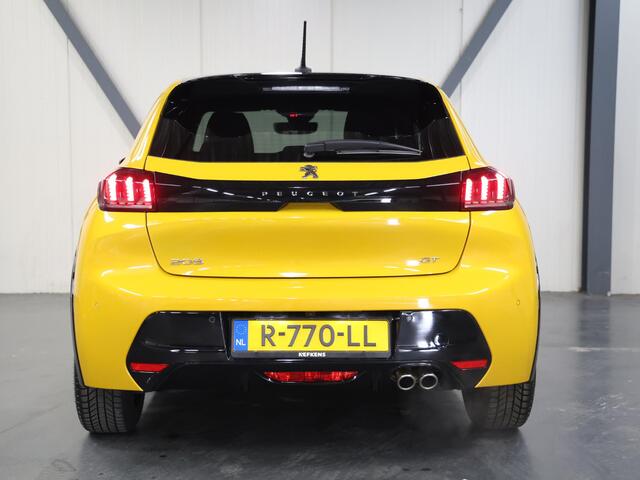 Peugeot 208 130PK GT Pack | 1ste eigenaar | LEER | Massagestoel | Stoelverwarming | AUTOMAAT | AppleCarplay/Android Auto | 17"LMV | Camera | Navigatie | Keyless | Adaptive Cruise Control | Climate Control | FULL LED | Sfeerverlichting | Isofix | Privacy Glass |