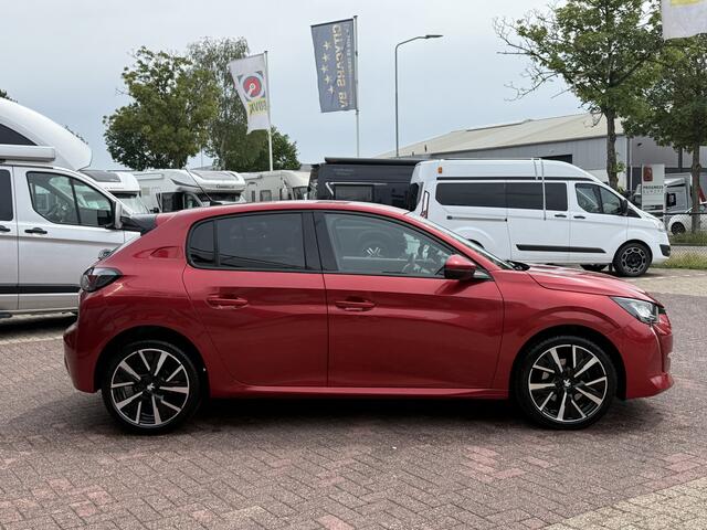 Peugeot 208 1.2 PureTech Blue Lease Allure automaat 131 pk org nl auto nap logisch navi camera climate ctr cruise ctr led half leder/stof lmv 17 inch dealer onderhouden