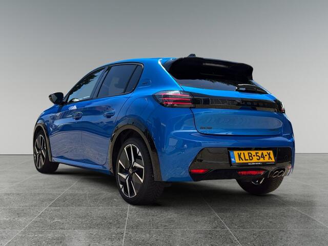 Peugeot 208 GT 1.2 Hybrid 145pk e-DCS6 | ADAPTIVE CRUISE | KEYLESS ENTRY | 360° CAMERA | NAVI | LEDER/STOF | DODEHOEKBEW. | DAB+ | CLIMA | APPLE CARPLAY / ANDROID AUTO |