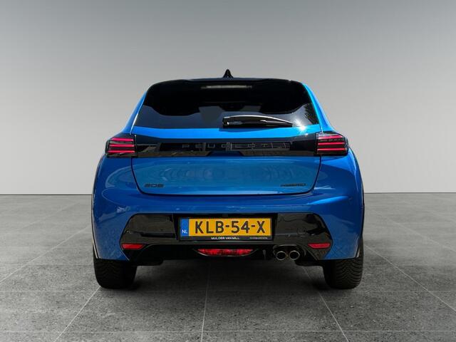 Peugeot 208 GT 1.2 Hybrid 145pk e-DCS6 | ADAPTIVE CRUISE | KEYLESS ENTRY | 360° CAMERA | NAVI | LEDER/STOF | DODEHOEKBEW. | DAB+ | CLIMA | APPLE CARPLAY / ANDROID AUTO |