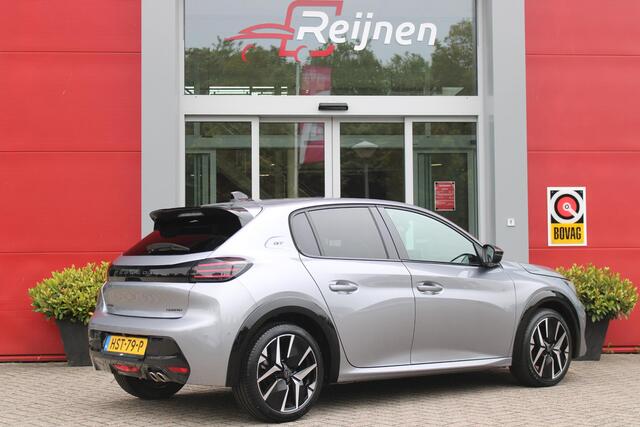 Peugeot 208 1.2 Hybrid 145PK AUTOMAAT GT | CAMERA VOOR + ACHTER | NAVIGATIE | DRAADLOZE APPLE CARPLAY/ANDROID AUTO | FULL LED KOPLAMPEN | LICHTMETALEN VELGEN 17" | DODEHOEK DETECTIE | DRAADLOZE TELEFOONLADER | KEYLESS ENTRY/START | DAB+ RADIO | ADAPTIVE CRUISE CONTRO