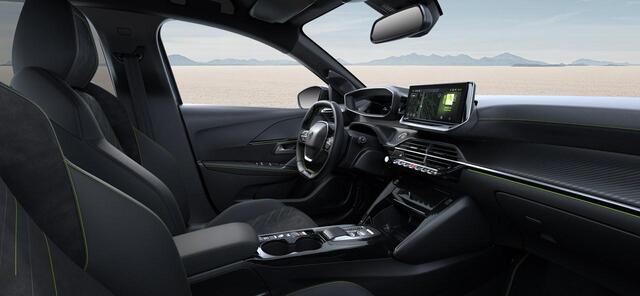 Peugeot 208 1.2 Hybrid 145 e-DCS6 GT | NIEUW UIT VOORRAAD LEVERBAAR | AUTOMAAT | Alcantara Bekleding| Adaptive Cruise Control | Draadloze telefoonlader | Keyless Entry/Start | Navigatie | Climate Control | Apple Carplay & Android Auto | Parkeercamera Voor & Achter | 