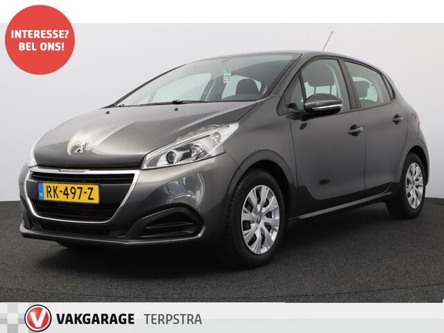 Peugeot 208 1.2 PureTech Active/ D-RIEM VERV: 63.000 KM!/ DEALER ONDERHOUDEN!/ 5-Drs/ Apple + Android/ Navi/ Airco/ Cruise/ Elek. pakket/ Isofix/ Bluetooth/ Armsteun/ Multi. LEDER. Stuur/ Dakspoiler/ LED Dagrijverl.