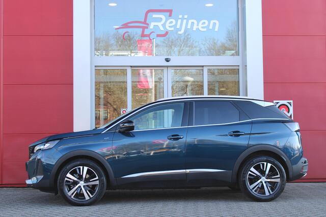 Peugeot 3008 1.2 Hybrid 136PK GT | 360° CAMERA | NAVIGATIE | ADAPTIVE CRUISE CONTROL | APPLE CARPLAY/ANDROID AUTO | CLIMATE CONTROL | 18" LICHTMETALEN VELGEN | DODEHOEK DETECTIE | KEYLESS ENTRY/START | FULL LED KOPLAMPEN | PARKEERSENSOREN VOOR EN ACHTER | DAB+ RADIO |