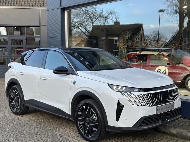 Peugeot 3008 1.2 Hybrid 145 PK GT | Bouwjaar 2025 | Alcantara Bekleding | Panorama Navigatie | Parkeercamera | LED Matrix | Alcantara Bekleding | Electrische achterklep | Stoelverwarming | Keyless Entry | Grip Control met All Season Banden