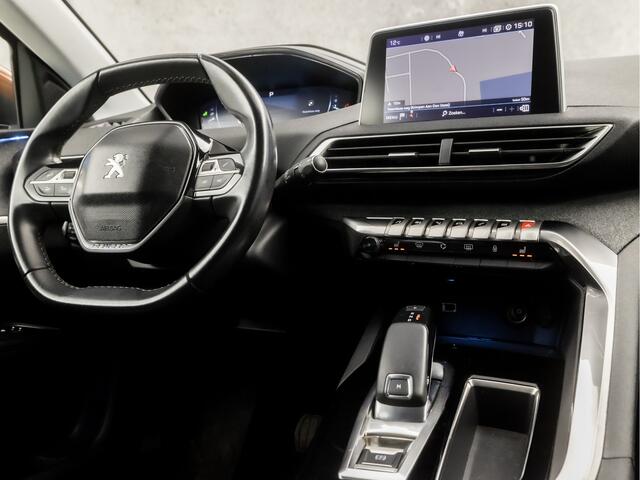 Peugeot 3008 1.2 PureTech Sport Automaat (APPLE CARPLAY, GROOT NAVI, MEMORY SEATS, STOELVERWARMING, 360 CAMERA, LEDER, SPORTSTOELEN, KEYLESS, CRUISE, DAB+, NIEUWSTAAT)