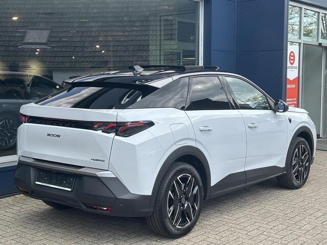 Peugeot 3008 1.2 Hybrid 145 GT | Bouwjaar 2025 | Panorama Schuif-/Kanteldak | FOCAL Premium Audio | Alcantara Stoelen | Panorama Navigatie | Stoel & Stuurverwarming | Elektrische Kofferklep | Keyless Entry | Full LED Verlichting | 19" Lichtmetalen Velgen |
