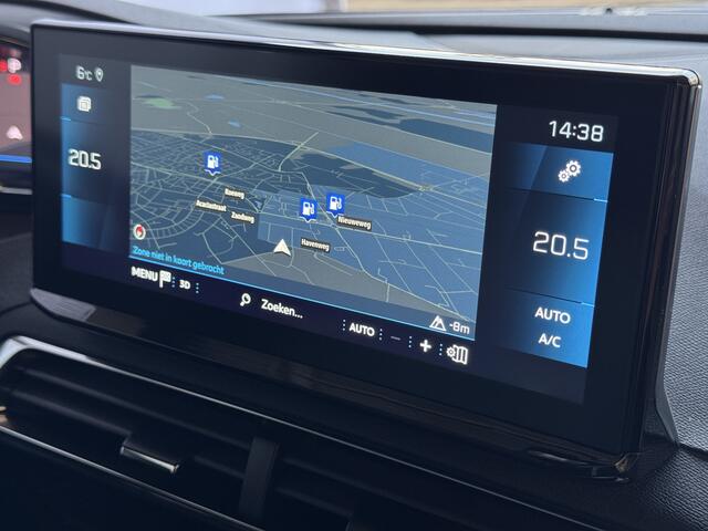 Peugeot 3008 130PK ALLURE LEER I-COCKPIT LED CARPLAY EUROPA.NAVI ELEK.KLEP CAMERA ADAP.CRUISE ZWARTE HEMEL. 05/2024 ALLURE 2024