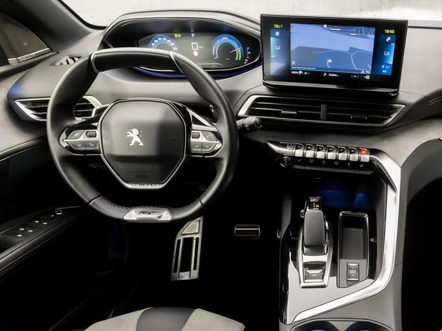 Peugeot 3008 1.6 HYbrid 225 GT (APPLE CARPLAY, GROOT NAVI, 360 CAMERA, MEMORY SEATS, FOCAL AUDIO, STOELVERWARMING, ADAPTIVE CRUISE, GETINT GLAS, NIEUWSTAAT)