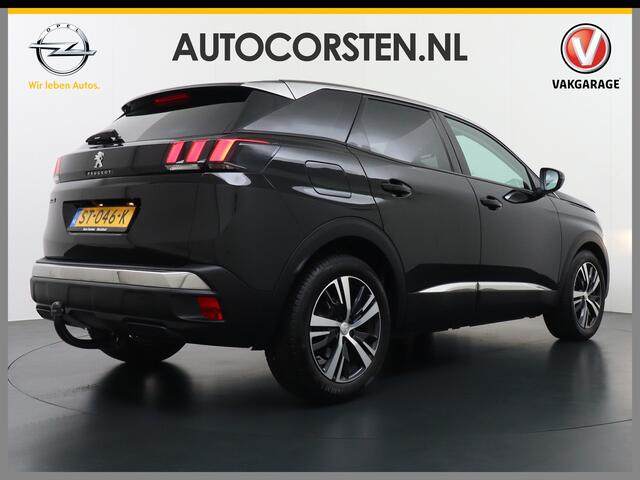 Peugeot 3008 1.6-E-THP 165PK AUT. Navi Adapt-Cruise Apple Carplay Android 1/2 Leer 18" Ecc 360°Camera Trekhaak PDC Elek.Achterklep DAB Connect Blue Premium Led Keyless Lane Departure Privacy Glas Regen-Lichtsensor Pack Drive Assist Pack City 1 Bluetooth Lmv 18" ¤40.00