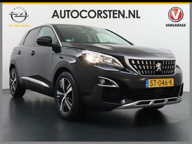 Peugeot 3008 1.6-E-THP 165PK AUT. Navi Adapt-Cruise Apple Carplay Android 1/2 Leer 18" Ecc 360°Camera Trekhaak PDC Elek.Achterklep DAB Connect Blue Premium Led Keyless Lane Departure Privacy Glas Regen-Lichtsensor Pack Drive Assist Pack City 1 Bluetooth Lmv 18" ¤40.00