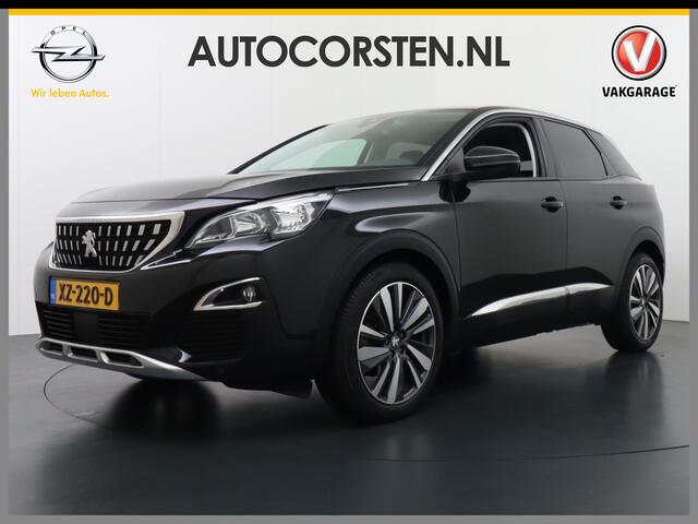 Peugeot 3008 1.6T 181PK AUT-8 Leer Navi Cruise Apple Carplay Android 19" Ecc 360°Camera PDC Elek.Achterklep DAB Connect Blue Premium Led Keyless Lane Departure Privacy Glas Regen-Lichtsensor Draadloze lader Pack City 1 Bluetooth Nieuwprijs ¤40.540,- Origineel Nederlan