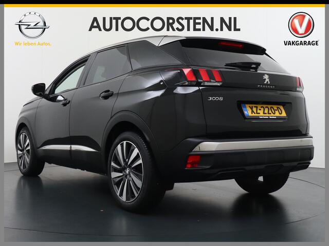 Peugeot 3008 1.6T 181PK AUT-8 Leer Navi Cruise Apple Carplay Android 19" Ecc 360°Camera PDC Elek.Achterklep DAB Connect Blue Premium Led Keyless Lane Departure Privacy Glas Regen-Lichtsensor Draadloze lader Pack City 1 Bluetooth Nieuwprijs ¤40.540,- Origineel Nederlan
