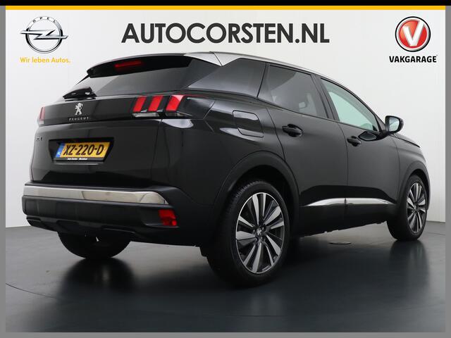 Peugeot 3008 1.6T 181PK AUT-8 Leer Navi Cruise Apple Carplay Android 19" Ecc 360°Camera PDC Elek.Achterklep DAB Connect Blue Premium Led Keyless Lane Departure Privacy Glas Regen-Lichtsensor Draadloze lader Pack City 1 Bluetooth Nieuwprijs ¤40.540,- Origineel Nederlan