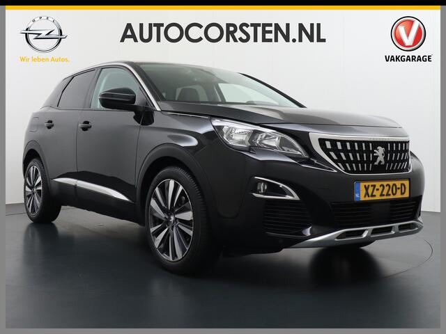 Peugeot 3008 1.6T 181PK AUT-8 Leer Navi Cruise Apple Carplay Android 19" Ecc 360°Camera PDC Elek.Achterklep DAB Connect Blue Premium Led Keyless Lane Departure Privacy Glas Regen-Lichtsensor Draadloze lader Pack City 1 Bluetooth Nieuwprijs ¤40.540,- Origineel Nederlan