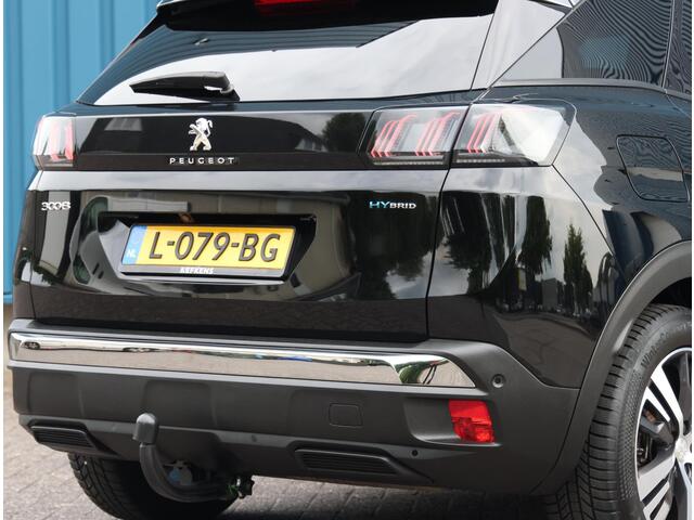 Peugeot 3008 1.6 HYbrid 225PK Blue Lease Allure | AppleCarPlay/AndroidAuto | Navigatie | Adaptief Cruise Control | Keyless | FULL LED | Camera | Virt.Cockpit | Trekhaak | Elektrische Klep | Isofix | Privacy Glass | Parkeersensoren |