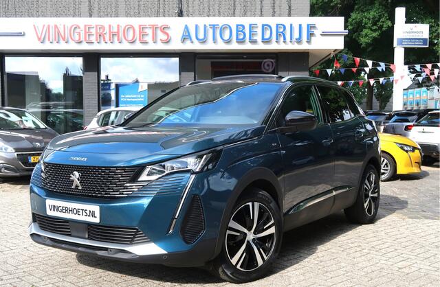 Peugeot 3008 130 Pk * Automaat *** GT *** De Mooiste van Nederland * 100% Benzine * Love It * * Nappa Leder + Massage Verwarming en Elektrisch Verstelbaar * Schuifdak * Navigatie * Dodehoekbewaking * Full Led Koplampen * Elctrische bed. Achterklep * Keyless Entry & St