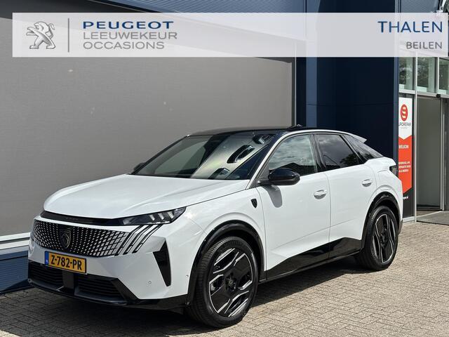 Peugeot 3008 e-3008 GT Avantage 210 PK 73 kWh | 525 KM WLTP | Volledig Lederen Bekleding | LED Matrix Verlichting | Navigatie | 20" Lichtmetalen Velgen | 360 Graden Camera | Dode Hoek Detectie | Adaptieve Cruise Control | Stoelverwarming + Massage + Ventilatie | Hoge 