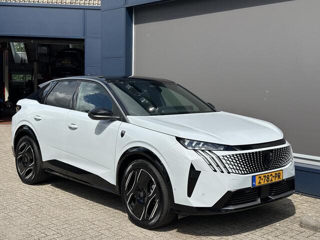Peugeot 3008 e-3008 GT Avantage 210 PK 73 kWh | 525 KM WLTP | Volledig Lederen Bekleding | LED Matrix Verlichting | Navigatie | 20" Lichtmetalen Velgen | 360 Graden Camera | Dode Hoek Detectie | Adaptieve Cruise Control | Stoelverwarming + Massage + Ventilatie | Hoge 