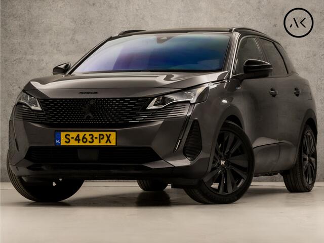 Peugeot 3008 1.6 HYbrid4 300 GT Sport 300Pk Automaat (PANORAMADAK, MEMORY SEATS, LEDER, 360 CAMERA, STOELVERWARMING, KEYLESS, FOCAL AUDIO, ELEK ACHTERKLEP, ADAPTIVE CRUISE, NIEUWSTAAT)