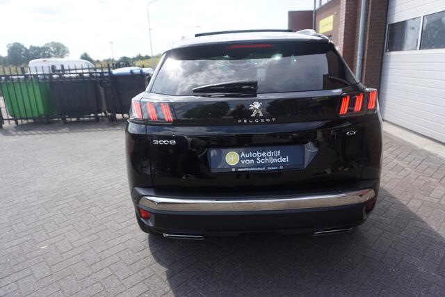 Peugeot 3008 1.2 PURETECH GT LINE VOL OPTIES! AUTOMAAT! PANORAMADAK CAMERA LUXE LEDER ELECTR.STOEL+MEM STOELVERWARMING ANDROID/APPLECARPLAY NAVI FULL LED ADAPTIEVE CRUISE CLIMA ENZ...