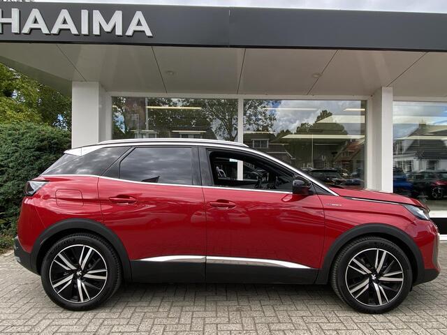 Peugeot 3008 1.6 HYbrid4 300 GT | UNIEK | Nieuwprijs: ¤ 55.319,- | Luxe interieur pakket | Camera voor & achter | Adaptieve Cruise Control | Full LED | Navigatie | Keyless Entry