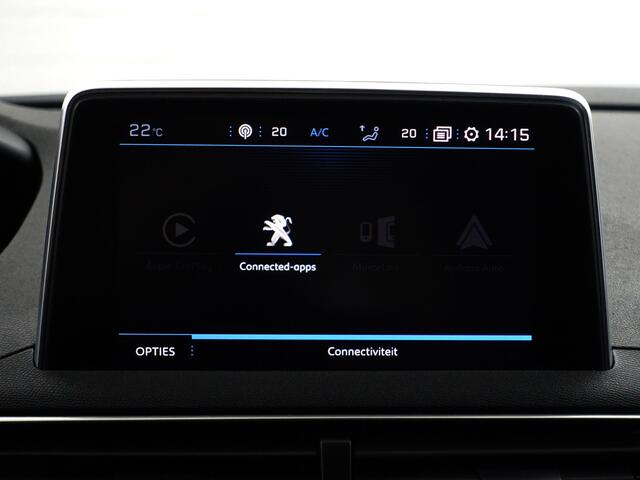 Peugeot 3008 1.2 PureTech Blackline+ Aut- Leder Interieur, Stoelverwarming, CarPlay, Android Auto, Sfeerverlichting, Xenon Led