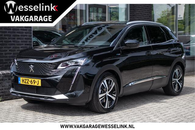 Peugeot 3008 1.6 HYbrid 225 GT All-in rijklrprs | Dealer ond. | 1e eig. | Panodak