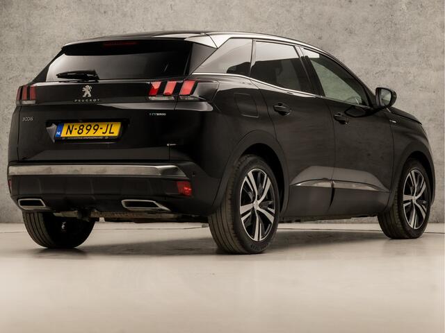 Peugeot 3008 1.6 HYbrid 225 GT Line 225Pk Automaat (APPLE CARPLAY, GROOT NAVI, LEDER, 360 CAMERA, KEYLESS, GETINT GLAS, SPORTSTOELEN, LANE ASSIST, ZWART HEMEL, LED KOPLAMPEN, NIEUWSTAAT)