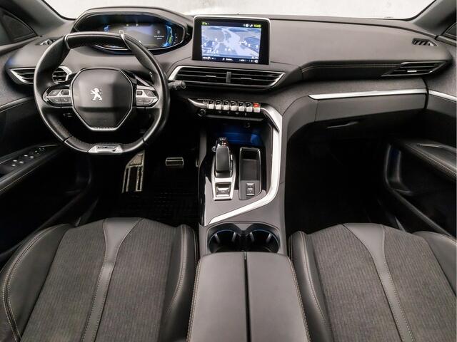 Peugeot 3008 1.6 HYbrid 225 GT Line 225Pk Automaat (APPLE CARPLAY, GROOT NAVI, LEDER, 360 CAMERA, KEYLESS, GETINT GLAS, SPORTSTOELEN, LANE ASSIST, ZWART HEMEL, LED KOPLAMPEN, NIEUWSTAAT)