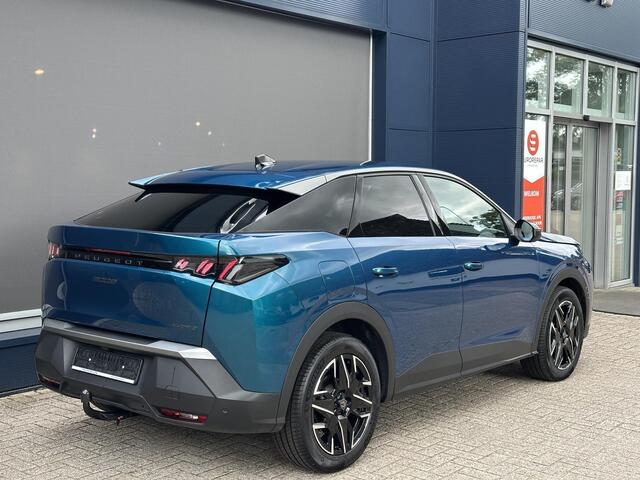Peugeot 3008 1.2 Hybrid 145 PK Allure Automaat | Navigatie via Telefoon | Keyless Entry | AGR Stoel met Stoelverwarming | Camera | Climate Control | LED Verlichting | Cruise Control | Parkeersensoren | 19" Lichtmetalen Velgen | Hoge Zitpositie |