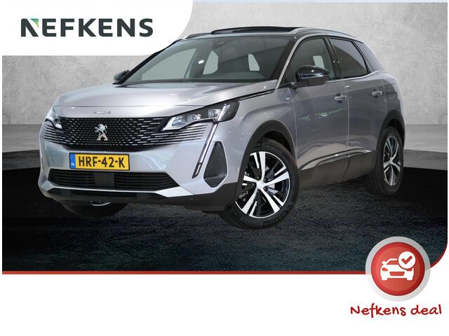 Peugeot 3008 SUV 225PK HYbrid GT | AUTOMAAT | AppleCarPlay/AndroidAuto | Navigatie | Adaptive Cruise Control | Schuifkanteldak | Keyless Start/Entry | FULL LED | Camera | Virt.Cockpit | Two-tone | Isofix | Privacy Glass |