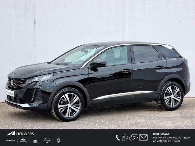 Peugeot 3008 1.2 Allure Pack Business Automaat / Elektrische Achterklep / Stoelverwarming / 360 Graden Camera / Navigatie / Stoelverwarming / DAB / Parkeersensoren / Apple CarPlay/Android Auto / Lichtmetalen Velgen /