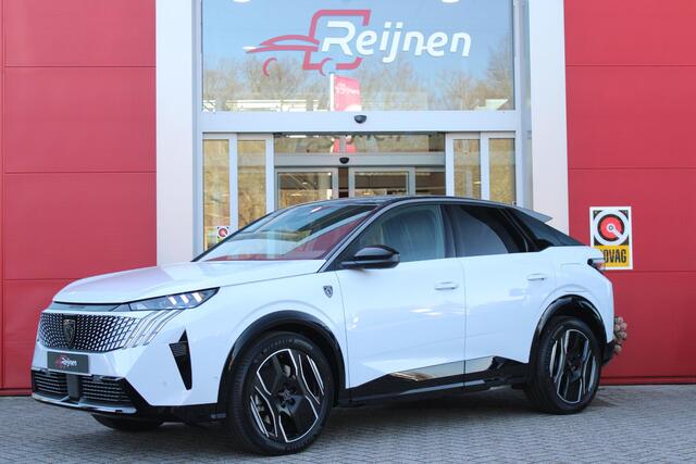 Peugeot 3008 e-3008 GT 325PK LAUNCH EDITION DUAL MOTOR 73KWH | PANORAMISCH SCHUIF / KANTELDAK | PREMIUM HIFI FOCAL | LEDEREN BEKLEDING NAPPA | ELEKTRISCH VERSTELBARE VOOR STOELEN, MET GEHEUGENFUNCTIE OP BESTUURDERSSTOEL | STOEL VERWARMING | STOEL MASAGE | STOEL VENTIL