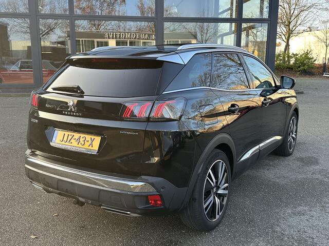 Peugeot 3008 1.6 HYbrid4 300 GT COMPLETE AUTO| PANO| ELEK. ACHTERKLEP| TREKHAAK| ELEK. STOEL + MASSAGE| FOCAL AUDIO| CAMERA ACHTER + VOOR| STOELVERWARMING| ADAP. CRUISE