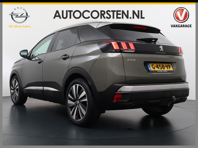 Peugeot 3008 131PK AUT-8 Navi 360°Camera Elektr.-Stoel+Geheugen Apple Carplay Android Trekhaak Ergo-Comfort Stoelen Memory Ecc Cruise Control Pdc Blue Premium Pack City Stoelverwarming Lmv Keyless Bluetooth Visio park 1 Privacy Glas Verkeersbord detectie 1e Eigenaar O